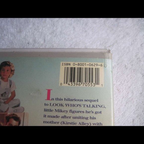 Look Who's Talking & Too Kirstie Alley Travolta VHS Cassette Tape Bundle for $2 - Picture 6 of 6